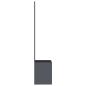 Preview: Blumentopf mit dekorativem Paneel Anthrazit 32 x 140 cm
