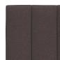 Preview: Bettgestell ohne Matratze "Hanko" Dunkelbraun 80x200 cm Stoff
