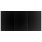 Preview: 5-teilige Garten Essgruppe Schwarzes Poly Rattan