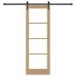 Preview: Schiebetür mit Hardware Set 'ORKDAL'73,5 x 211 cm