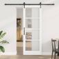 Preview: ARDEBO.de - Schiebetür mit Hardware Set 'ORKDAL'Weiß 78x211 cm