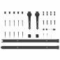 Preview: Schiebetür mit Hardware-Set 'ORKDAL'Weiß 83x202 cm