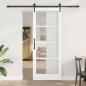 Preview: ARDEBO.de - Schiebetür mit Hardware-Set 'ORKDAL'Weiß 83x211 cm