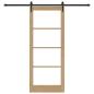 Preview: Schiebetür mit Hardware-Set 'ORKDAL'86x211 cm