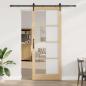 Preview: ARDEBO.de - Schiebetür mit Hardware Set 'ORKDAL'93x232 cm