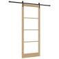 Preview: Schiebetür mit Hardware Set 'ORKDAL'93x232 cm