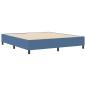 Preview: Boxspringbett Blau Cordstoff