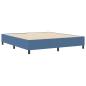 Preview: Boxspringbett Blau Cordstoff