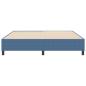 Preview: Boxspringbett Blau Cordstoff