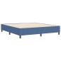 Preview: Boxspringbett Blau Cordstoff