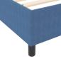 Preview: Boxspringbett Blau Cordstoff