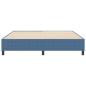 Preview: Boxspringbett Blau Cordstoff