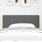 Preview: LED Kopfteil Einfarbig Hellgrau 80 cm Cordstoff
