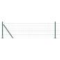 Preview: Eurozaun mit Betonfundament 50 x 0,6 m PVC-beschichteter Stahl