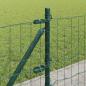 Preview: Eurozaun mit Betonfundament 50 x 0,6 m PVC-beschichteter Stahl