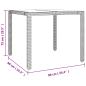 Preview: 3-teiliges Garten Essgruppe Beige Poly Rattan