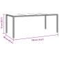 Preview: 9-teilige Garten Essgruppe Beige Poly Rattan