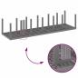 Preview: Garten Esstisch Set 15 pcs Hellgrau Groß Poly Rattan, Stahl