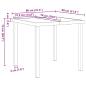 Preview: 5-teiliges Gartentisch-Set mit grauen Kissen aus Poly-Rattan.