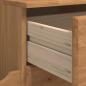Preview: Flurbank mit Stauraum ASKIM Honigbraun 100x39x62 cm Kiefernholz