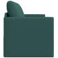 Preview: Bodensofa Bett 2-in-1 Dunkelgrün 124x71x78 cm Stoff