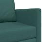 Preview: Bodensofa Bett 2-in-1 Dunkelgrün 124x71x78 cm Stoff