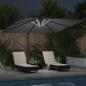 Preview: Freischwingender Roma Parasol 286 x 285 x 270 cm Aluminium