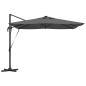 Preview: Freischwingender Roma Parasol 286 x 285 x 270 cm Aluminium
