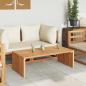 Preview: Gartenseit Tisch 110x55x35.5 cm Massivholz Teak