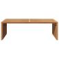 Preview: Gartenseit Tisch 110x55x35.5 cm Massivholz Teak