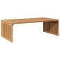 Preview: Gartenseit Tisch 110x55x35.5 cm Massivholz Teak