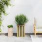 Preview: Gartenpflanzer mit Folie 33x33x45 cm imprägniertes Kiefernholz