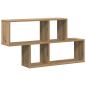 Preview: Wandregal Eichenholz 100x20x53 cm Konstruktion Holz