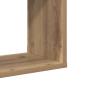 Preview: Wandregal Eichenholz 100x20x53 cm Konstruktion Holz
