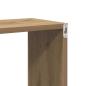 Preview: Wandregal Eichenholz 100x20x53 cm Konstruktion Holz