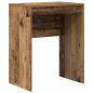 Preview: Rustikaler Schreibtisch Altholz Holzwerkstoff 60 x 40 x 76 cm