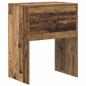 Preview: Rustikaler Schreibtisch Altholz Holzwerkstoff 60 x 40 x 76 cm