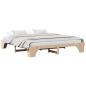 Preview: ARDEBO.de - Bettgestell 200x200 cm aus massivem Kiefernholz
