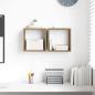 Preview: ARDEBO.de - Wandregale Artisan-Eiche MDF 26 x 15 x 26 cm Wandmontage