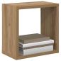 Preview: Wandregale Artisan-Eiche MDF 26 x 15 x 26 cm Wandmontage