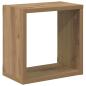 Preview: Wandregale Artisan-Eiche MDF 26 x 15 x 26 cm Wandmontage