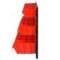 Preview: 26-tlg Stapelboxen-Wandregal Rot & Schwarz 77x39cm Polypropylen