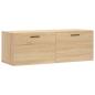 Preview: Wandschrank Sonoma-Eiche 100x36,5x35 cm Holzwerkstoff
