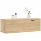 Preview: Wandschrank Sonoma-Eiche 100x36,5x35 cm Holzwerkstoff