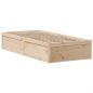 Preview: Massivholzbett ohne Matratze 100x200 cm Kiefernholz