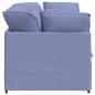 Preview: Modulares Sofa mit Kissen Stoff Jeansblau