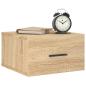 Preview: Wand-Nachttische 2 Stk. Sonoma-Eiche 35x35x20 cm