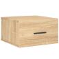 Preview: Wand-Nachttische 2 Stk. Sonoma-Eiche 35x35x20 cm