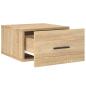 Preview: Wand-Nachttische 2 Stk. Sonoma-Eiche 35x35x20 cm
