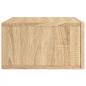 Preview: Wand-Nachttische 2 Stk. Sonoma-Eiche 35x35x20 cm